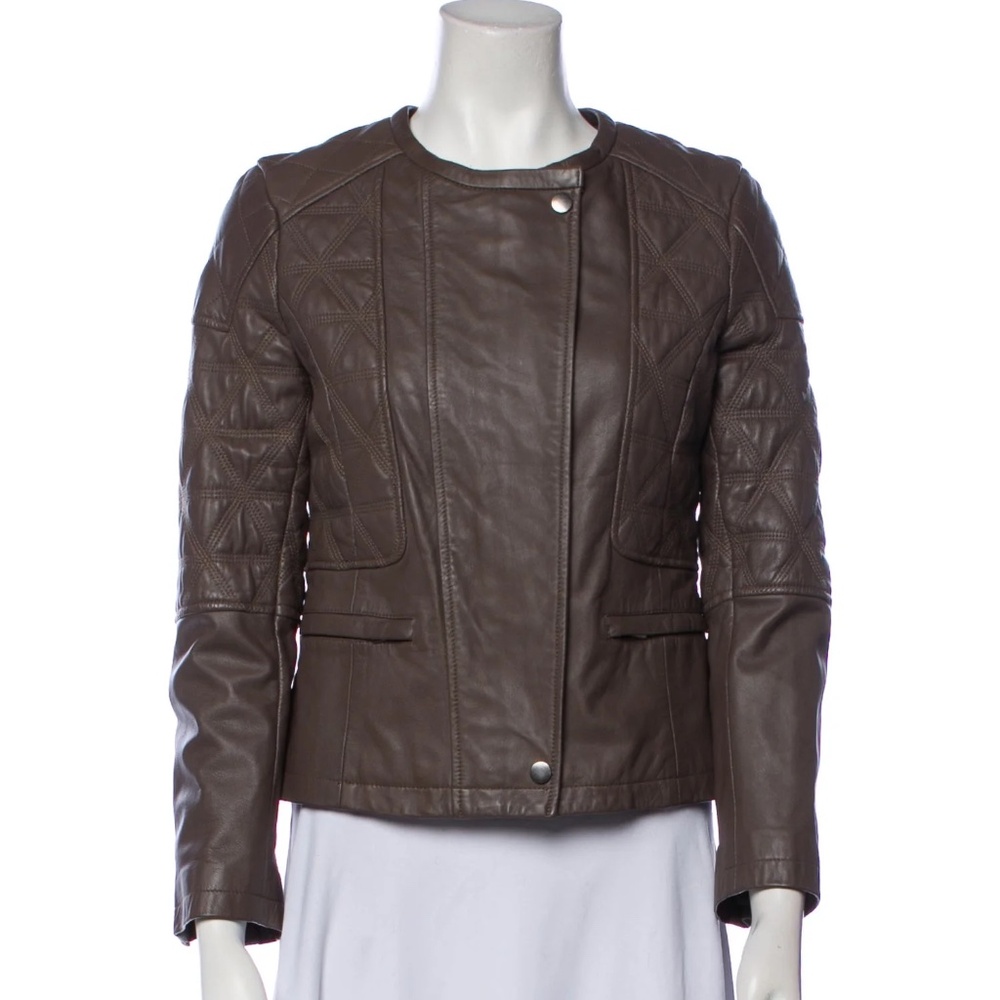 LIKE NEW Comptoir Des Cotonniers Leather Biker Jacket - S